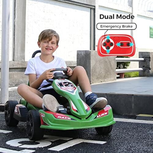 12V 2WD Electric Go Kart for Kids with Remote Control and Safety Belt - Image 2