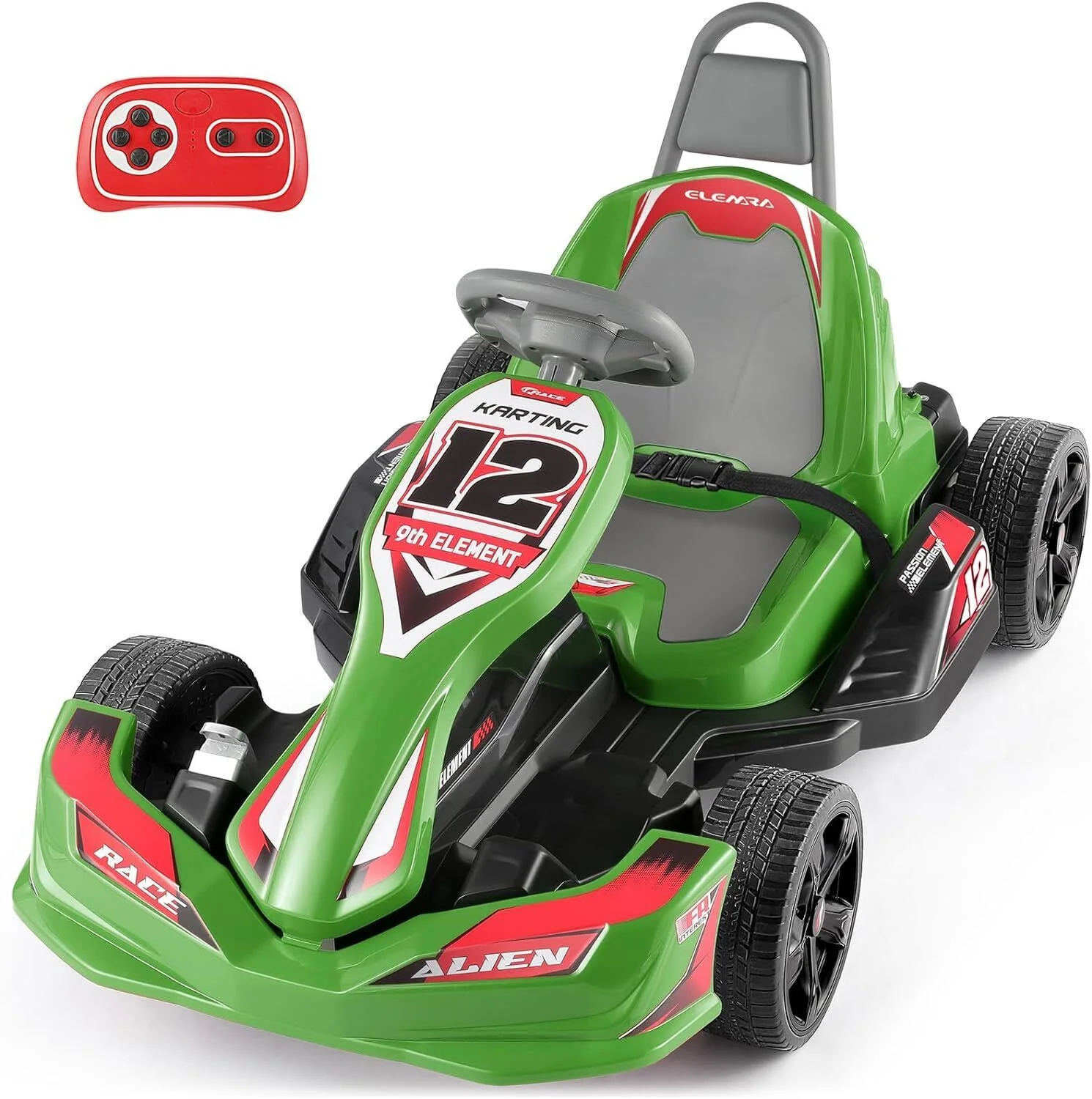 12V 2WD Electric Go Kart for Kids with Remote Control and Safety Belt - Image 41
