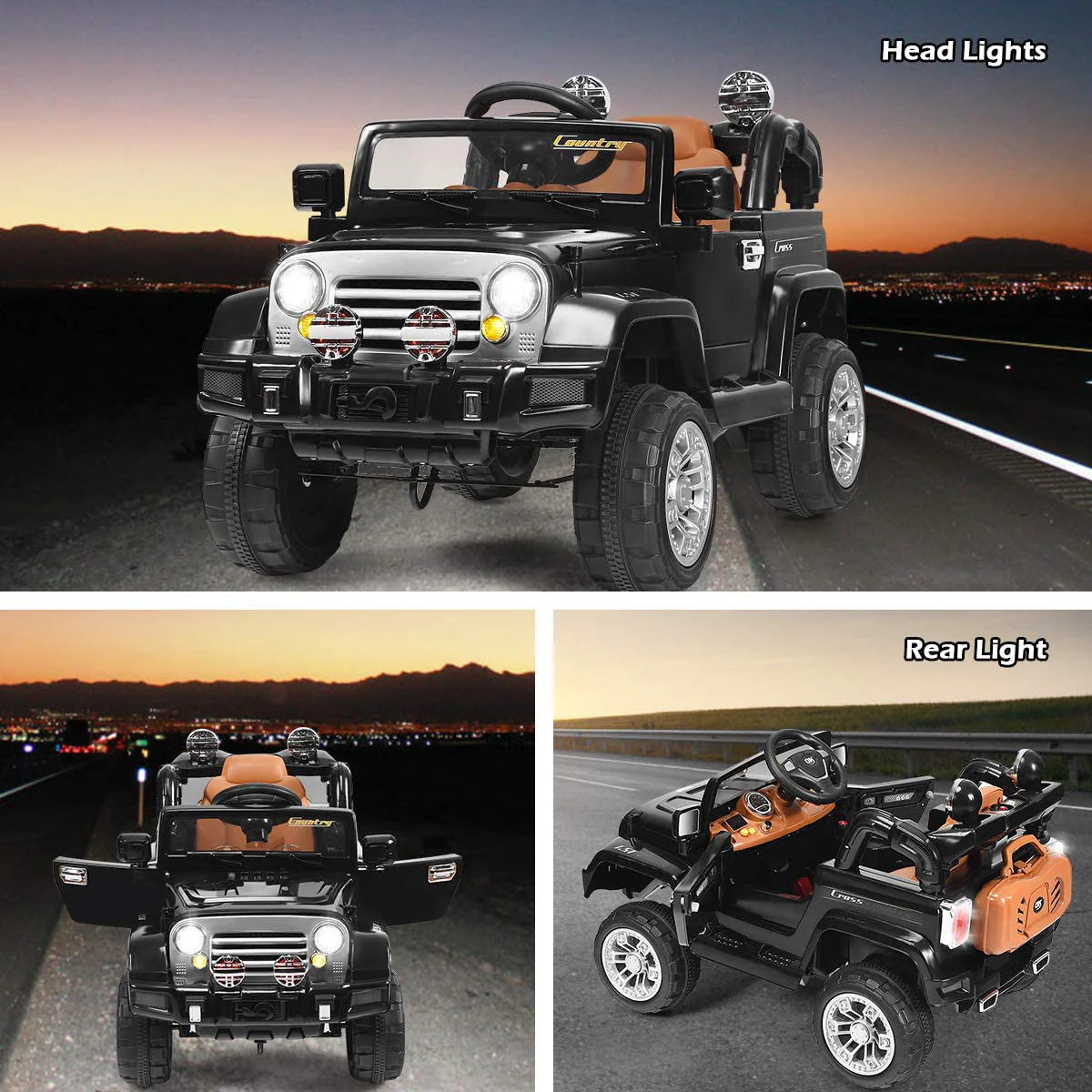 12V 2WD Ride-On Jeep Car with Manual and Remote Control Options - Image 10