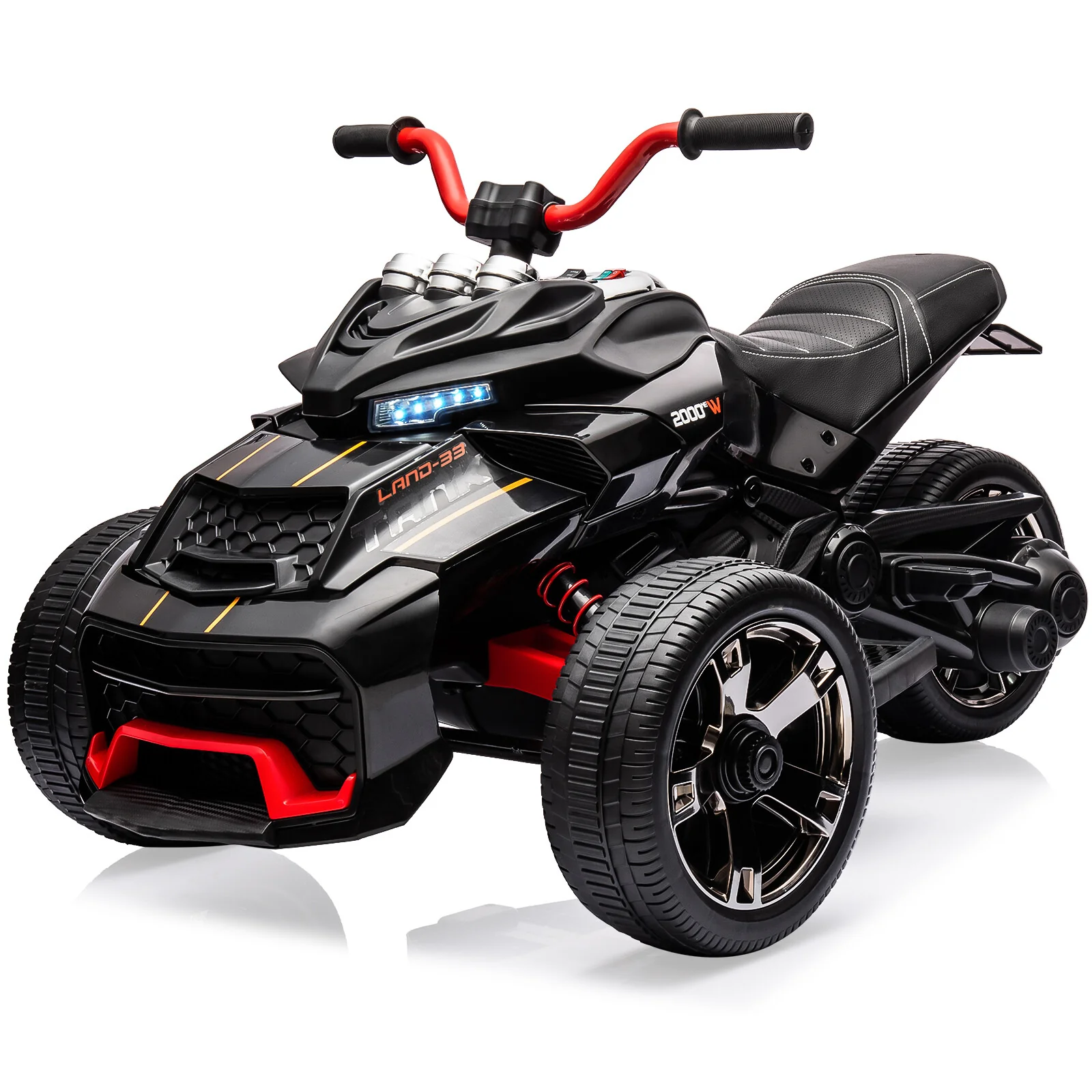 12V 3-Wheeler Ride-On Electric ATV Motorcycle Battery-Powered Vehicle - Image 9
