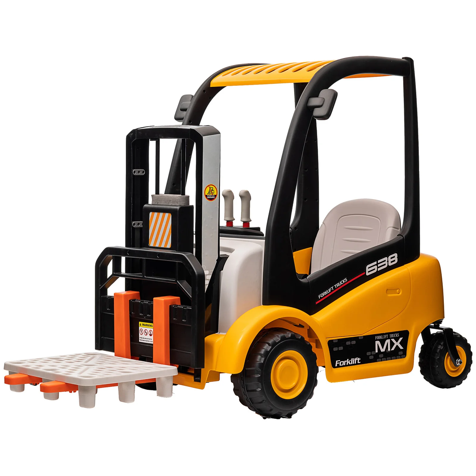 12V Kids Ride-On Forklift Car with 360° Rotation and Liftable Fork - Image 4