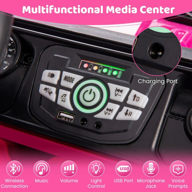 12V 4.5AH Battery Electric Kids Ride-On Truck Toy with 2.4G Remote Control and 3 Speeds - Image 10