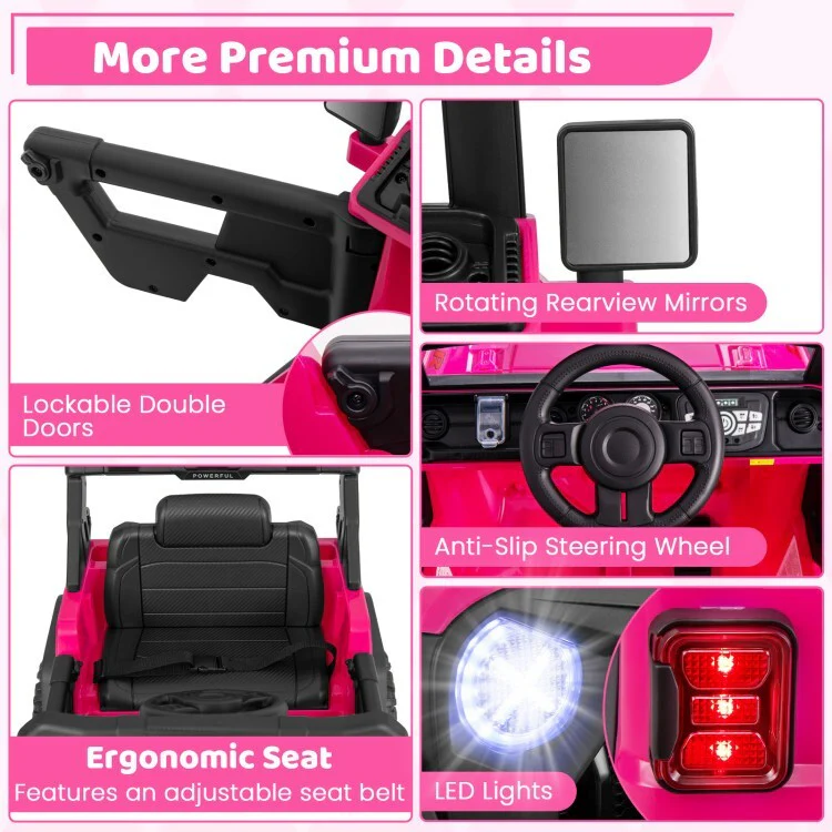 12V 4.5AH Battery Electric Kids Ride-On Truck Toy with 2.4G Remote Control and 3 Speeds - Image 12