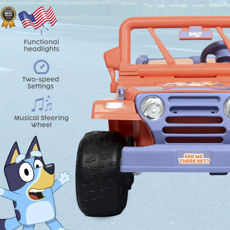 12V Battery-Powered 4-Wheeler Ride-On Car for Kids with Sound Effects Ages 3+ - Image 2