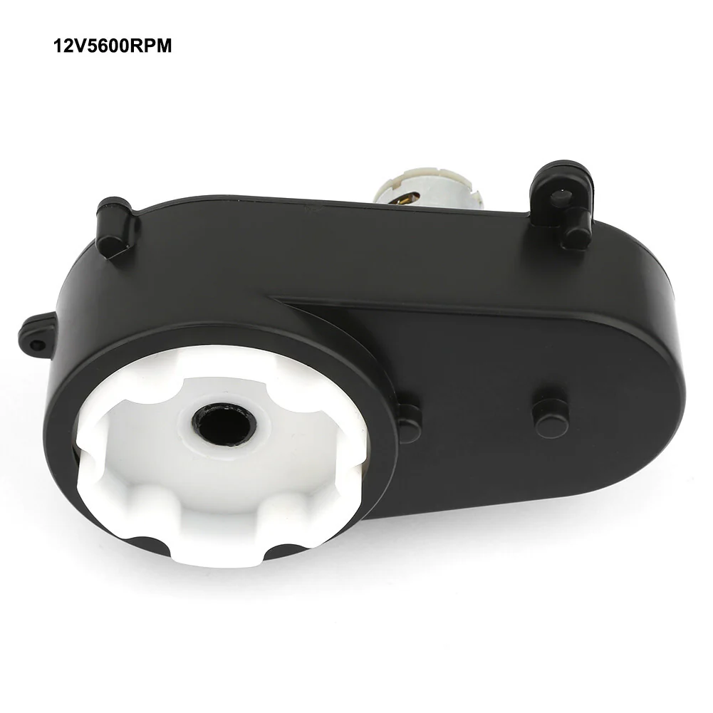 12V 5600RPM RS390 Electric Motor with Steering Gearbox for Toy Car - Image 2