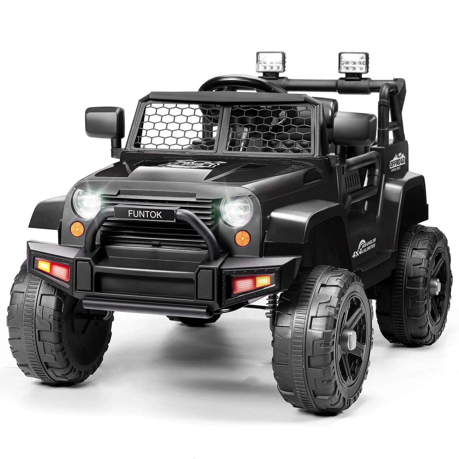12V 7AH Battery-Powered Electric Ride-On Truck for Kids with 3 Speeds and Parental Control - Image 9