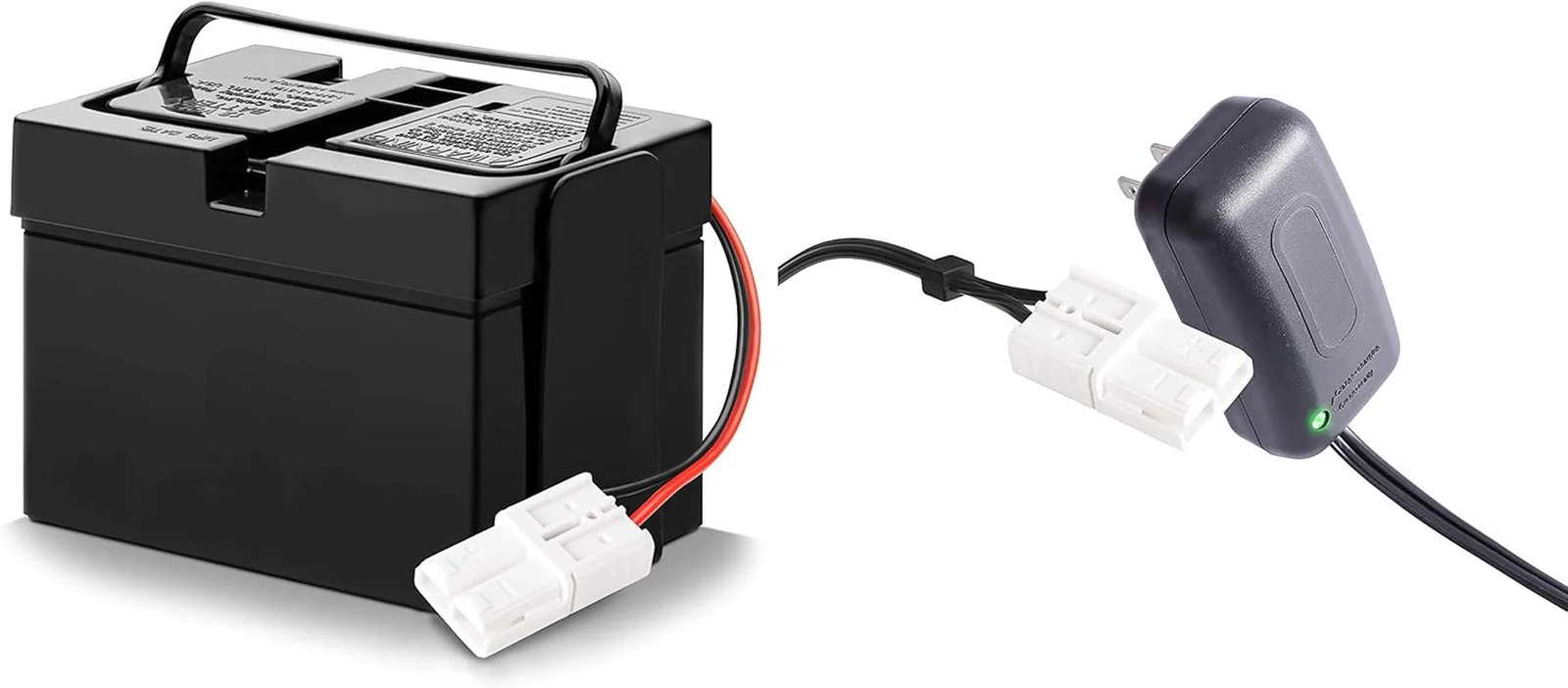 12V Battery and Charger Combo Set for Rollplay Chevy Silverado GMC Sierra Denali
