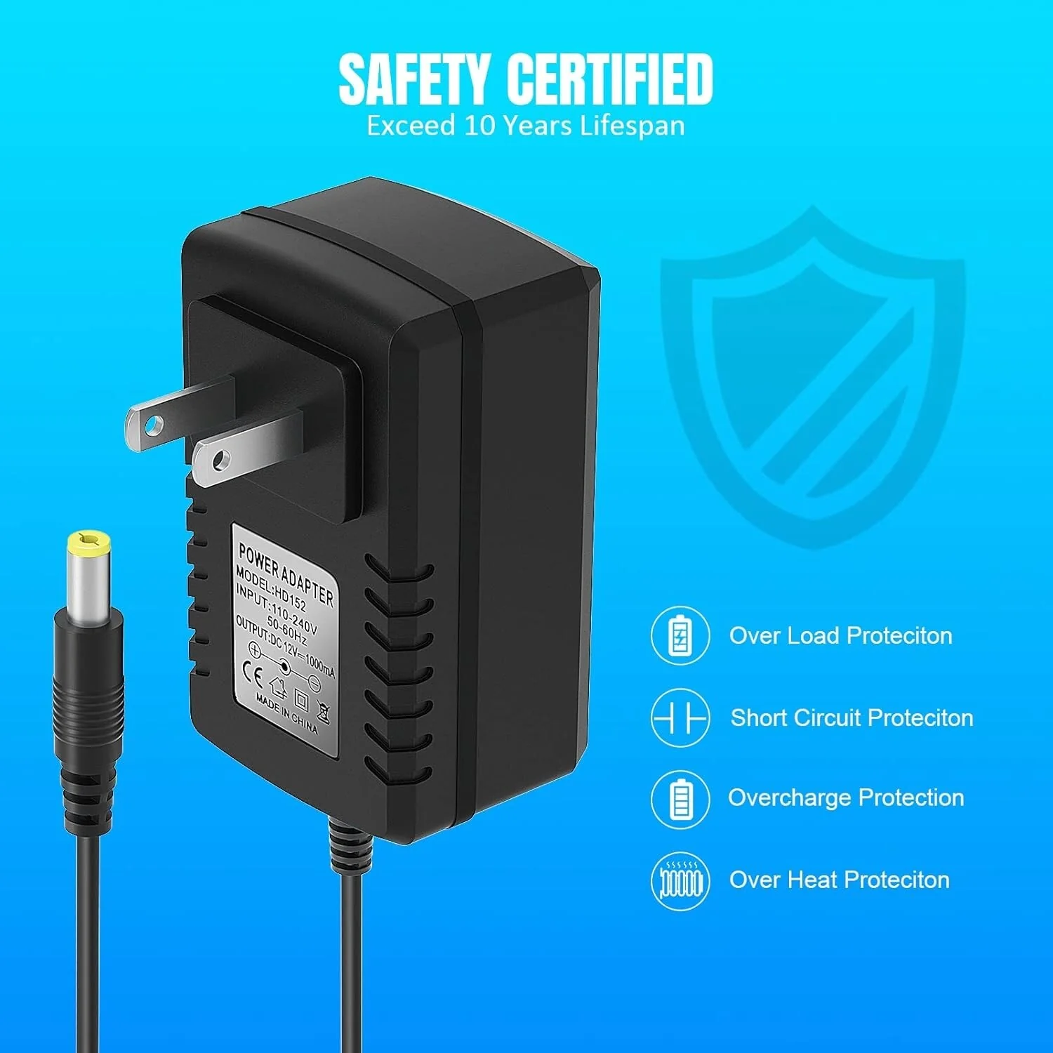 12V Battery Charger for Kids Ride-On Toys Compatible with SUV Mercedes Trax Jeep - Image 5