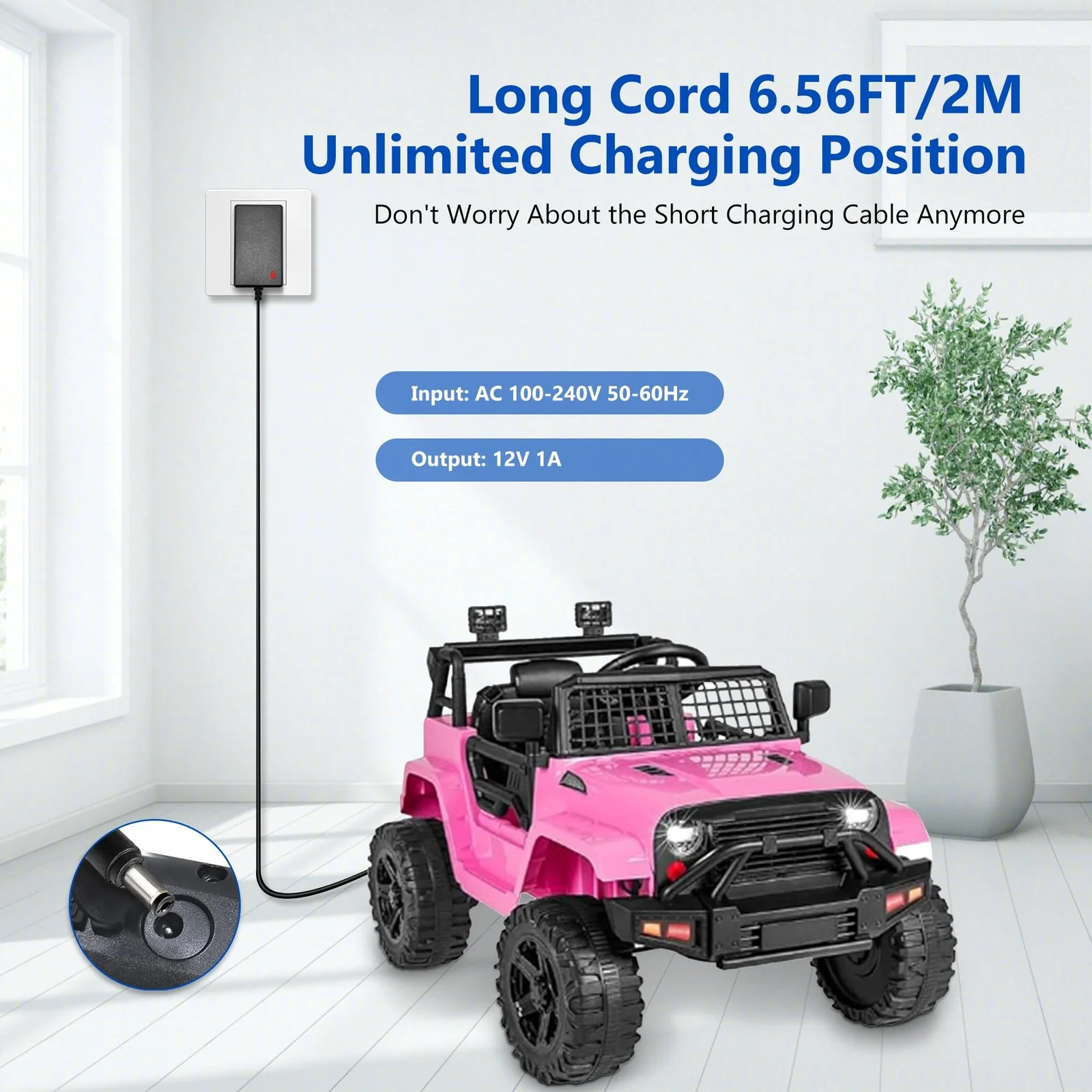 12V Charging Station for Children's Electric Ride-On Vehicles - Image 3