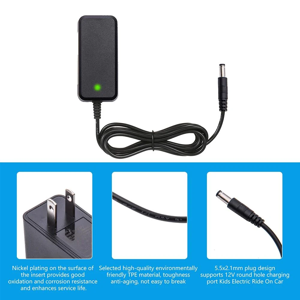 Universal 12V Battery Charger for Ride-On Toys and Cars - Image 7