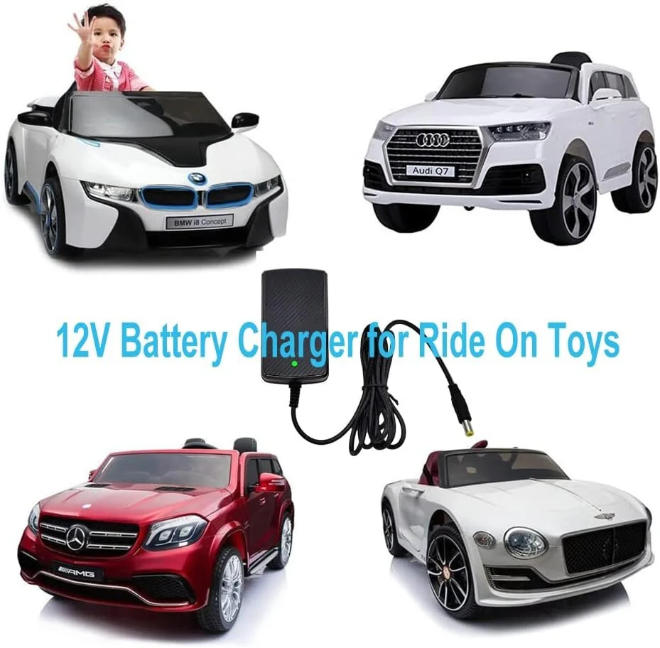 12V Ride-On Toy Car Battery Charger with DC 5.5x2.1 Power Supply for Kids - Image 6