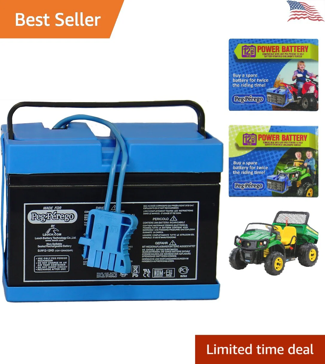 12V AA Battery Easy Change Compatible with John Deere Case IH Polaris - Image 13