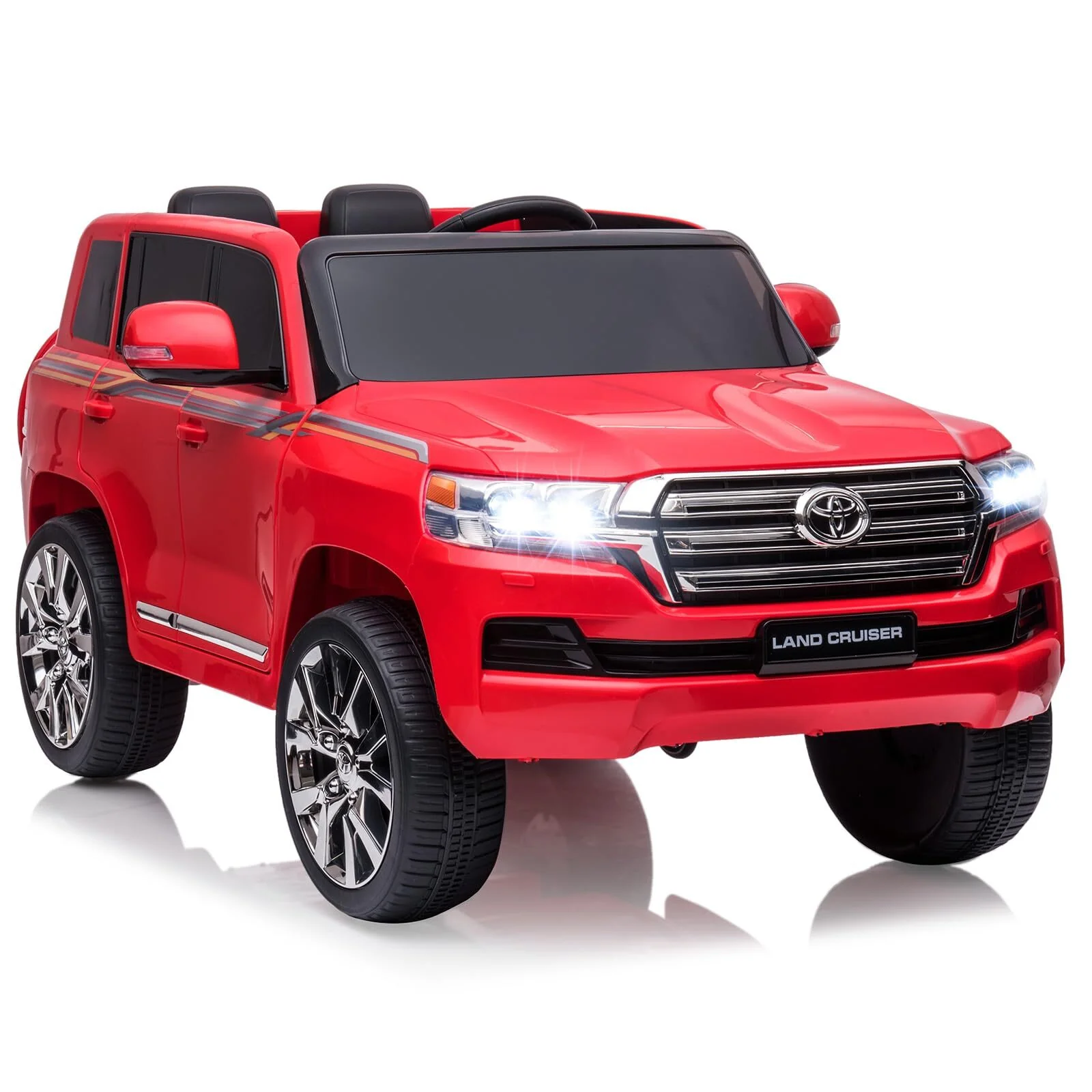 12V Battery-Powered Kids Electric Ride-On Police Car with Remote Control, LED Lights, and Music - Image 2
