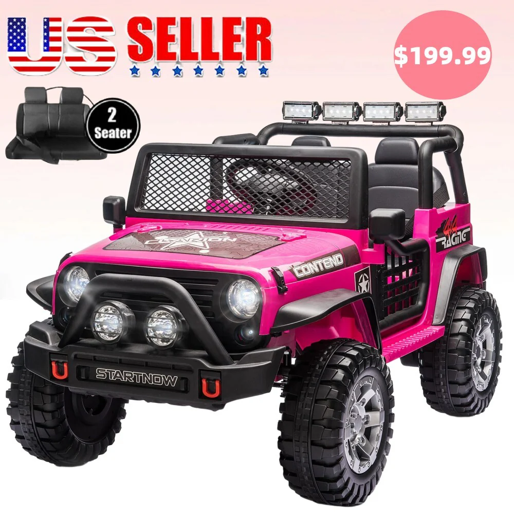 12V Electric Kids Ride-On Jeep Toy Car with USB, Bluetooth, and Remote Control - Image 16