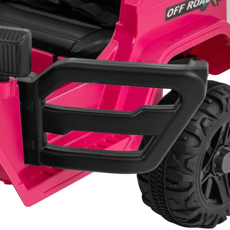 12V Battery-Powered Kids Ride-On Truck Car Toy with Remote Control and Threaded Wheels, 3 Speed Settings - Image 5