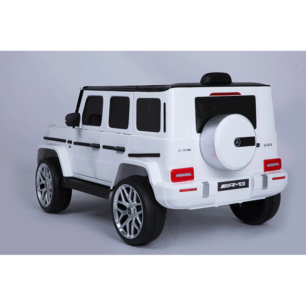 12V Licensed Mercedes G63 Kids Ride-On Car Toy with 2.4G Remote Control and Rechargeable Battery - Image 24