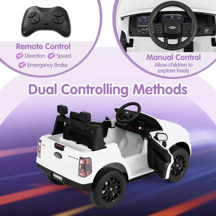 12V Battery-Powered Electric Kids Ride-On Car with Remote Control and Music - Image 10