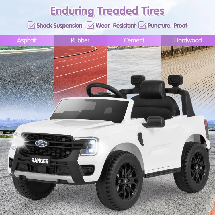 12V Battery-Powered Electric Kids Ride-On Car with Remote Control and Music - Image 6