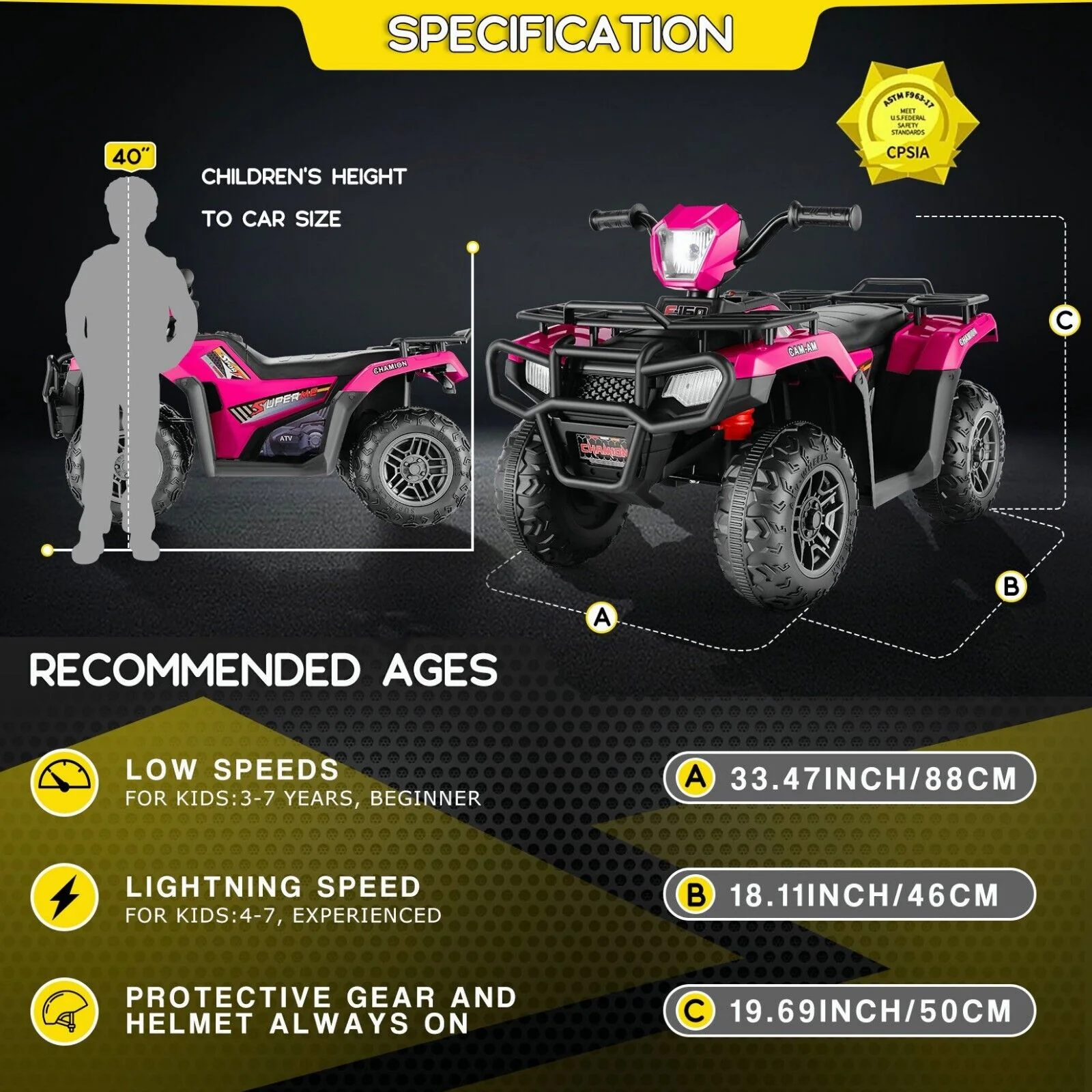 12V Battery Powered Electric ATV Quad Ride-On Car for Kids - Fun and Adventure on Wheels! - Image 25