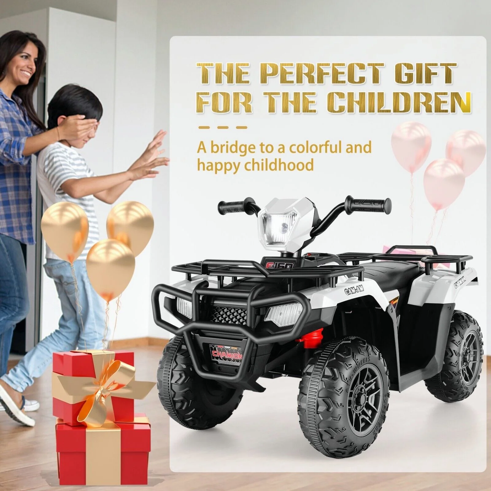 12V Battery Powered Electric ATV Quad Ride-On Car for Kids - Fun and Adventure on Wheels! - Image 39