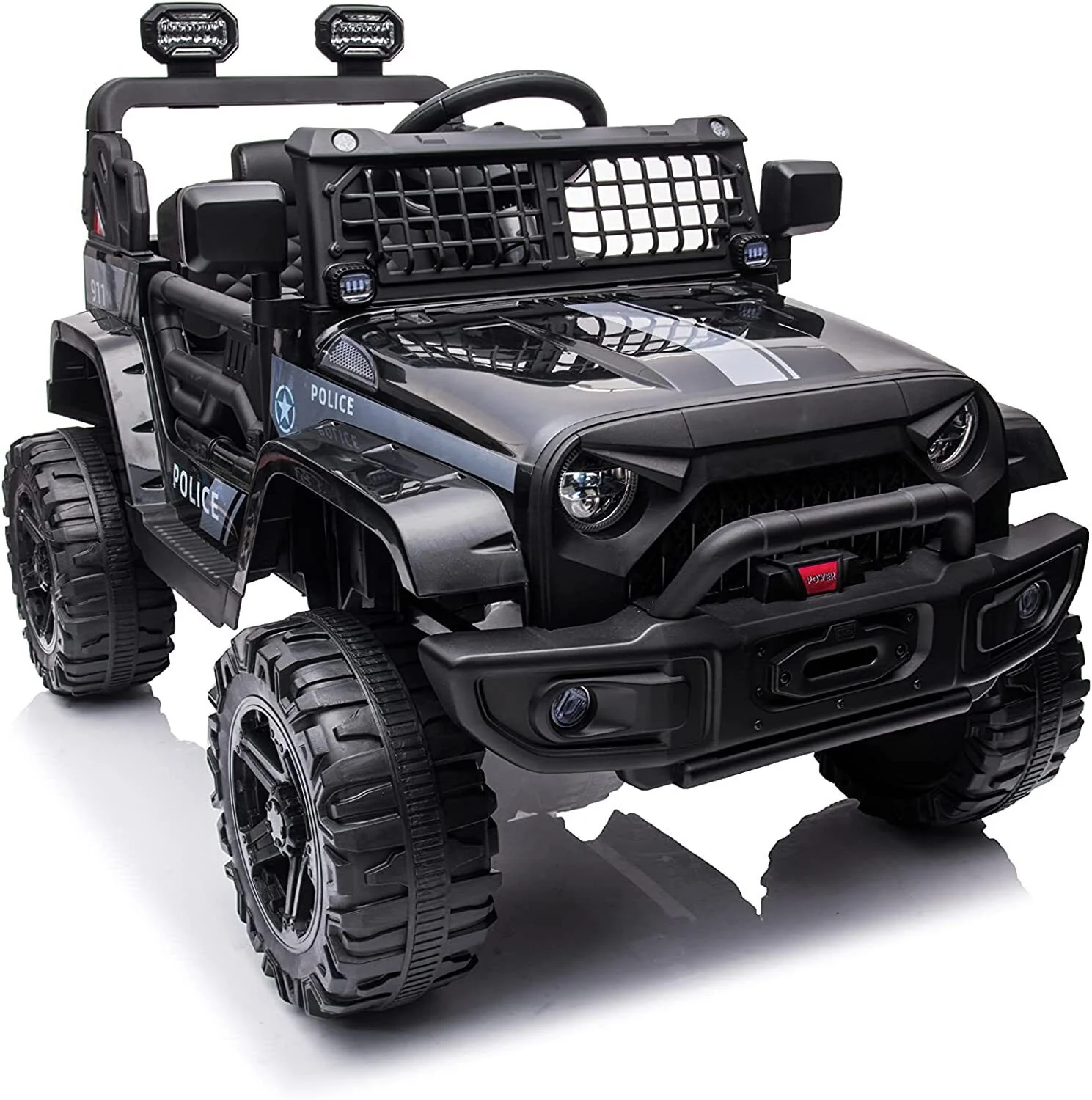12V Battery Powered Electric Ride-On Truck with Remote Control and 3 Speeds for Kids - Image 2