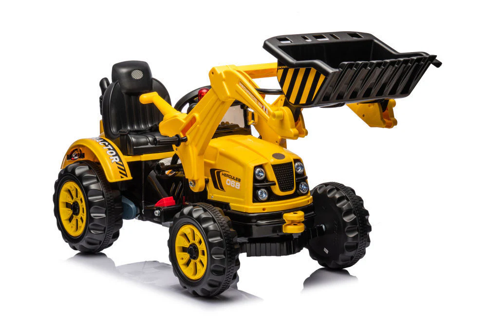 12V Battery Powered Excavator for Kids - Realistic Construction Vehicle Toy - Image 2