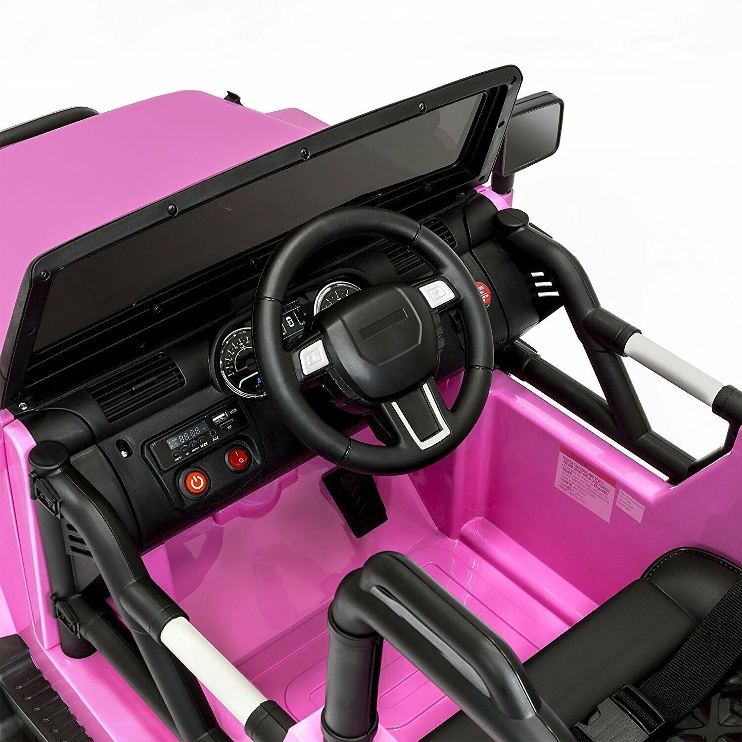 12V Battery Powered Jeep Toddler Ride On Toy with Remote Control and Lights - Image 2