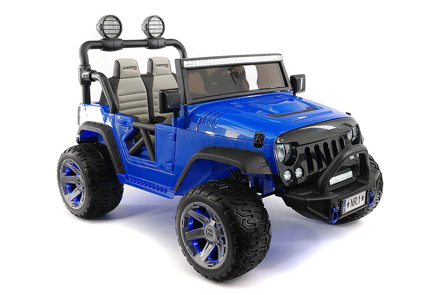 12V Battery Powered Kids Ride-On Truck Jeep with Dual Motors and Remote Control - Image 3