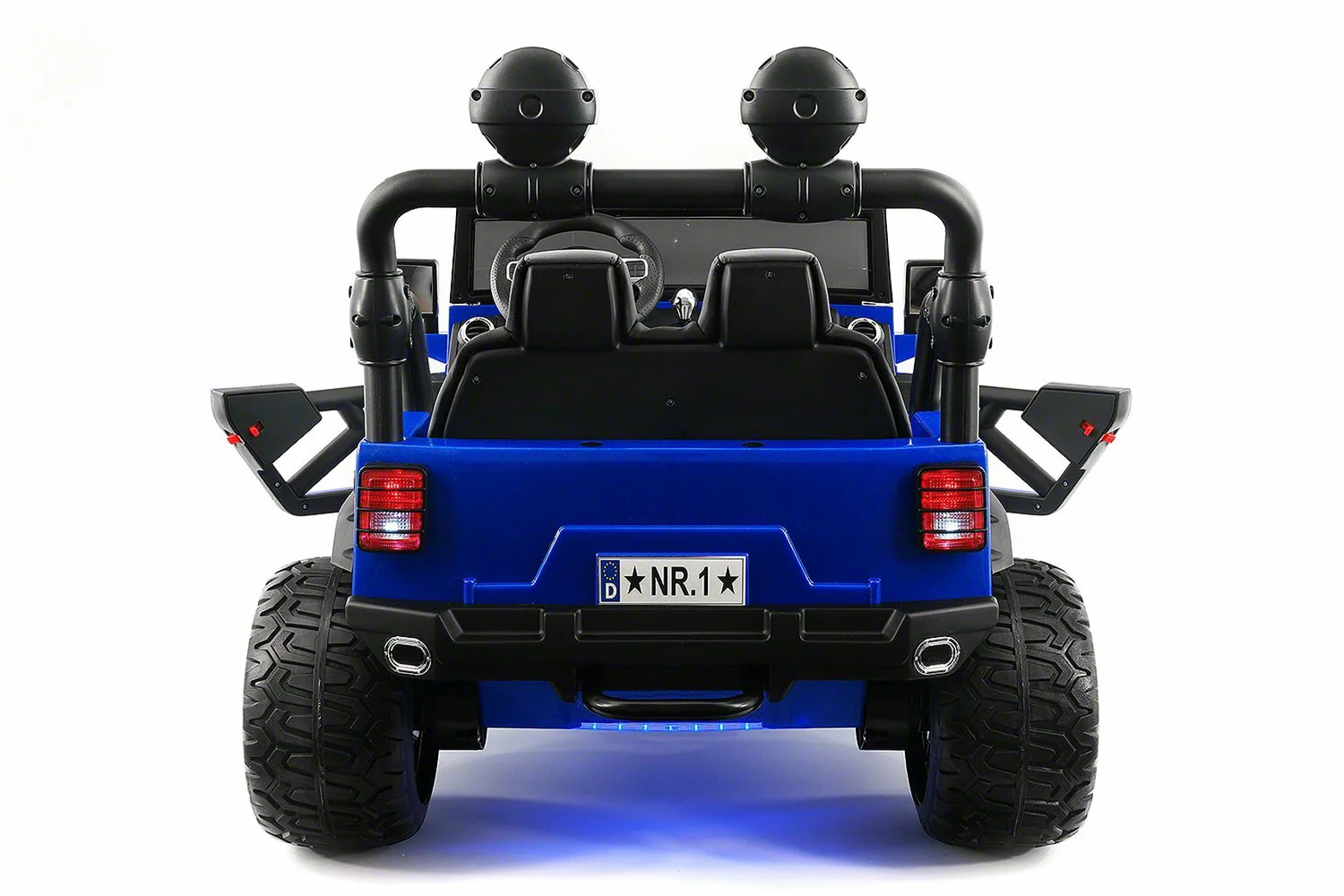 12V Battery Powered Kids Ride-On Truck Jeep with Dual Motors and Remote Control - Image 9