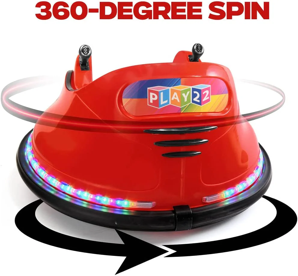 12V Battery-Powered Kids Bumper Car for Endless Fun! - Image 3