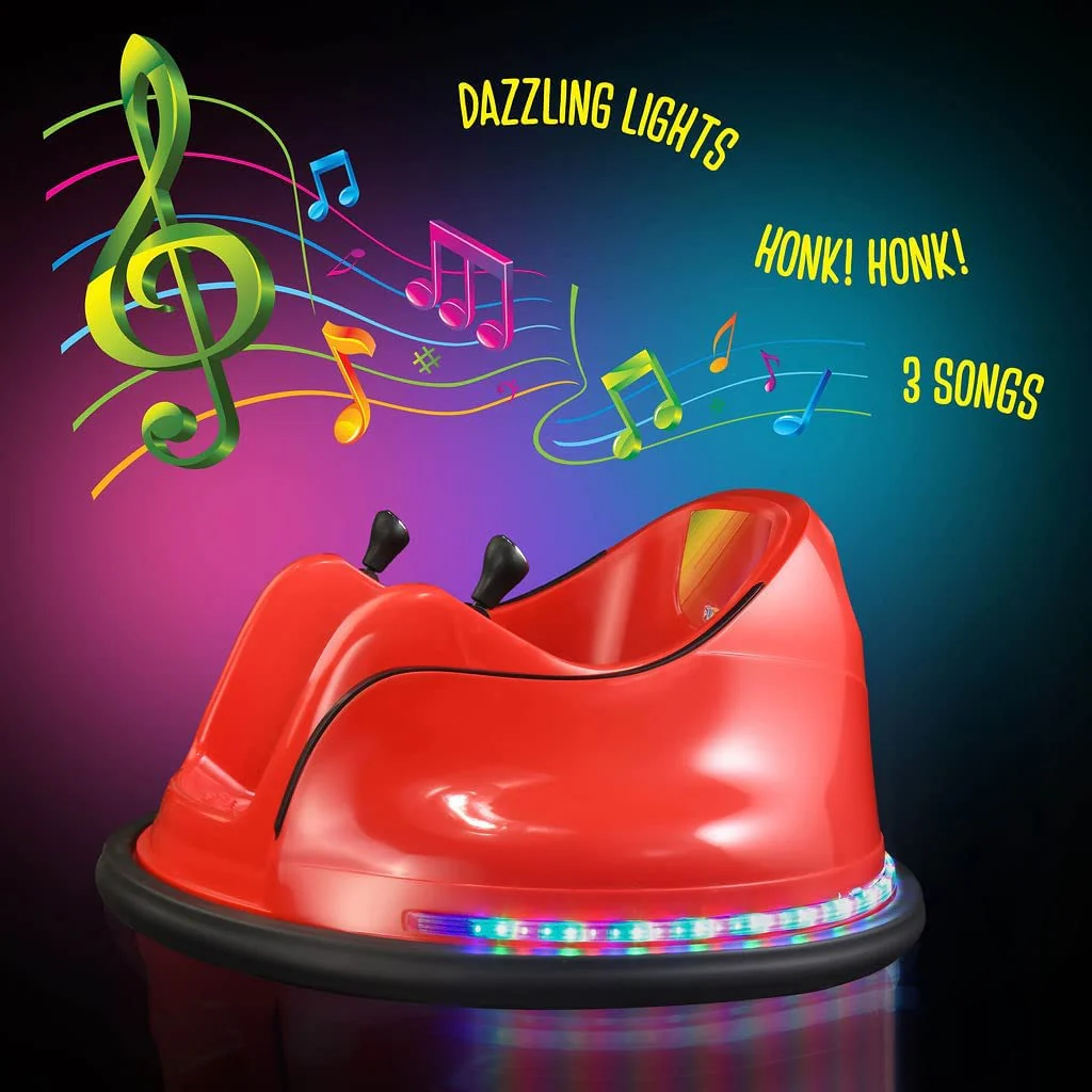 12V Battery-Powered Kids Bumper Car for Endless Fun! - Image 7