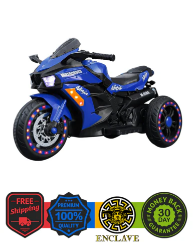 12V Battery Powered Kids' Motorcycle Ride-On Toy - Image 2