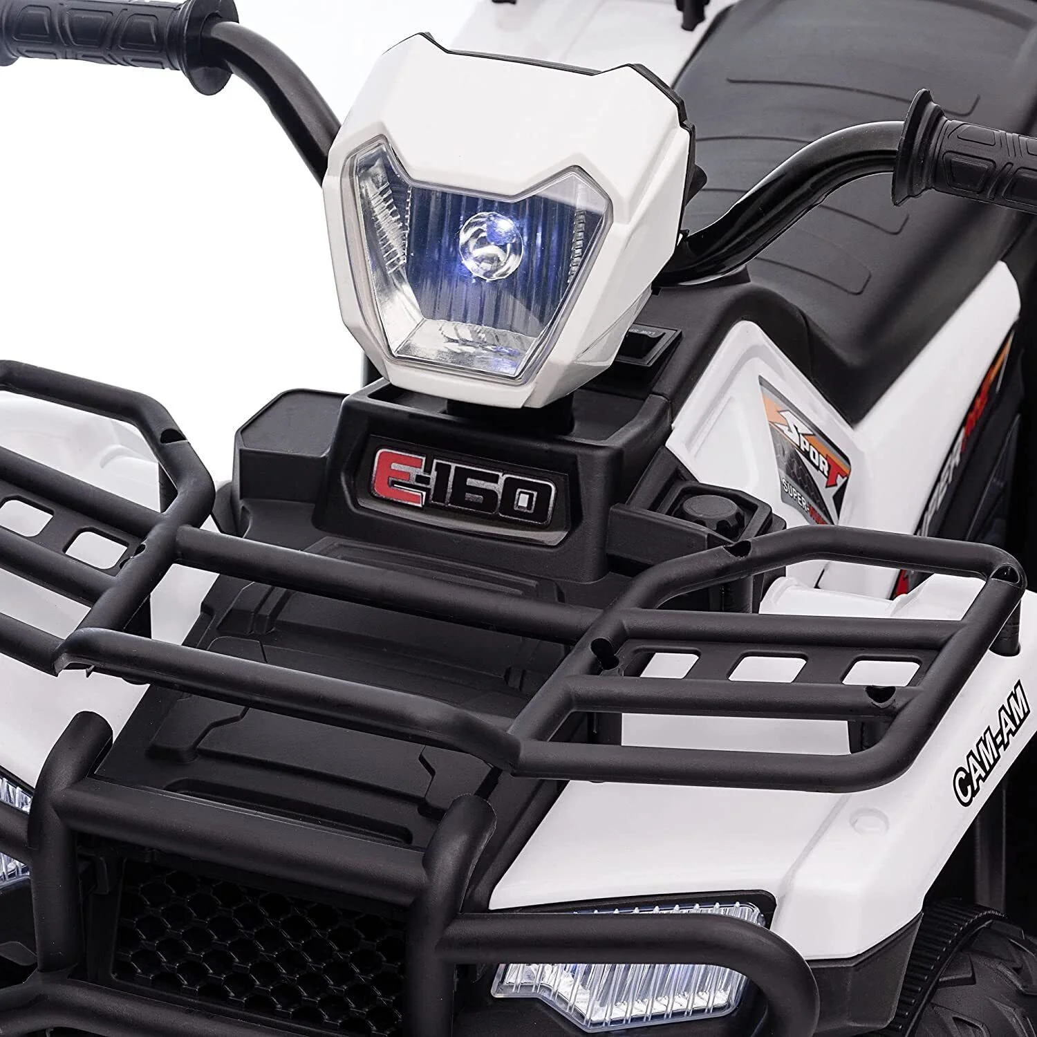 12V Battery Powered Kids Quad ATV Toy with LED Headlights - Image 24