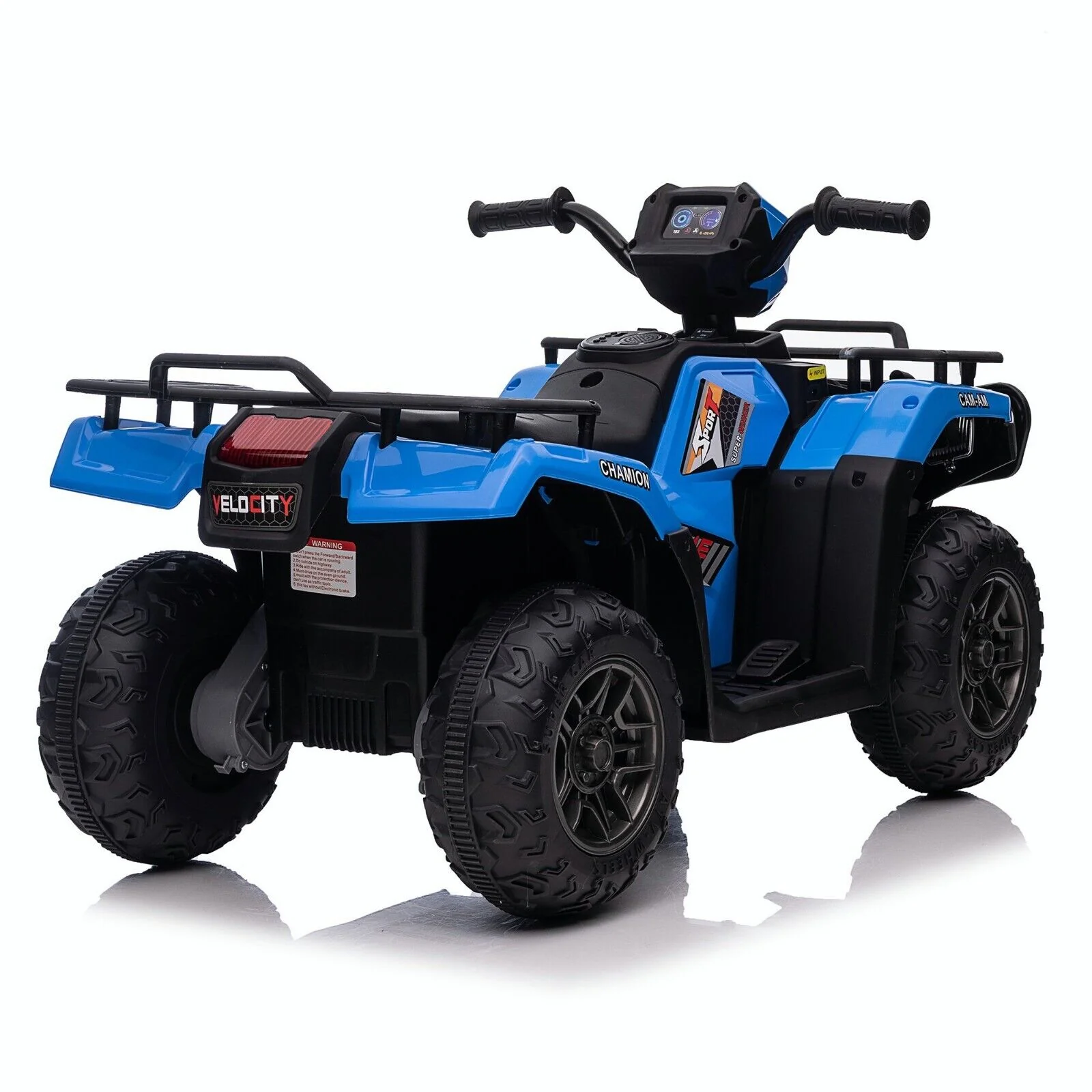 12V Battery Powered Kids Quad ATV Toy with LED Headlights - Image 49