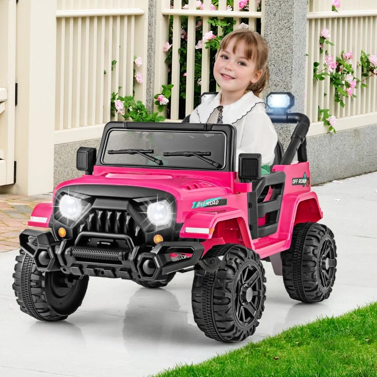 12V Battery-Powered Kids Ride-On Electric Truck Car with Remote Control Gift - Image 4