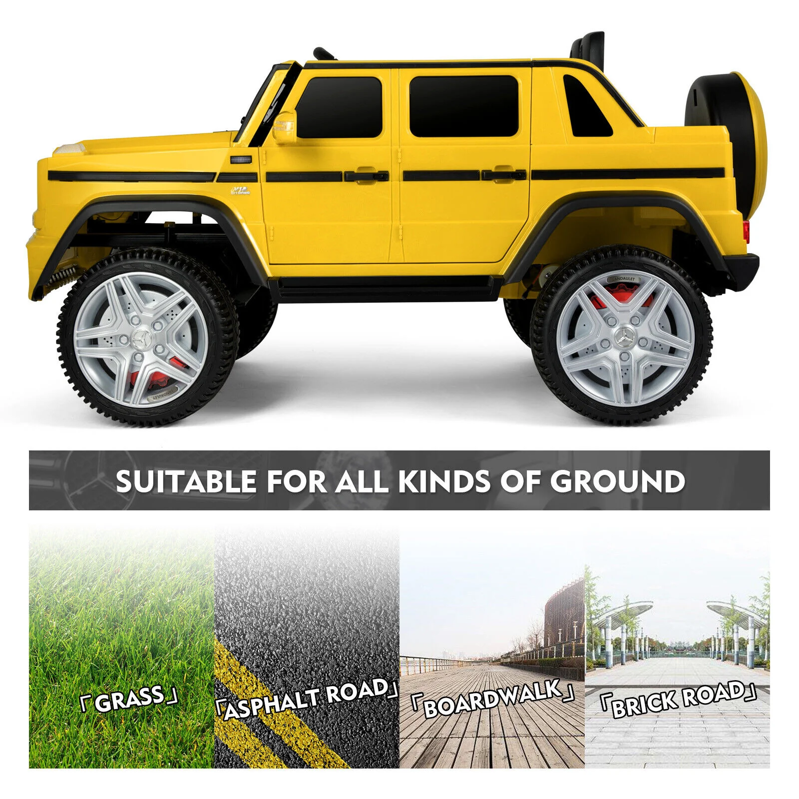 12V Battery-Powered Kids Ride-On Truck with LED Lights, Music, and Remote Control - Image 9