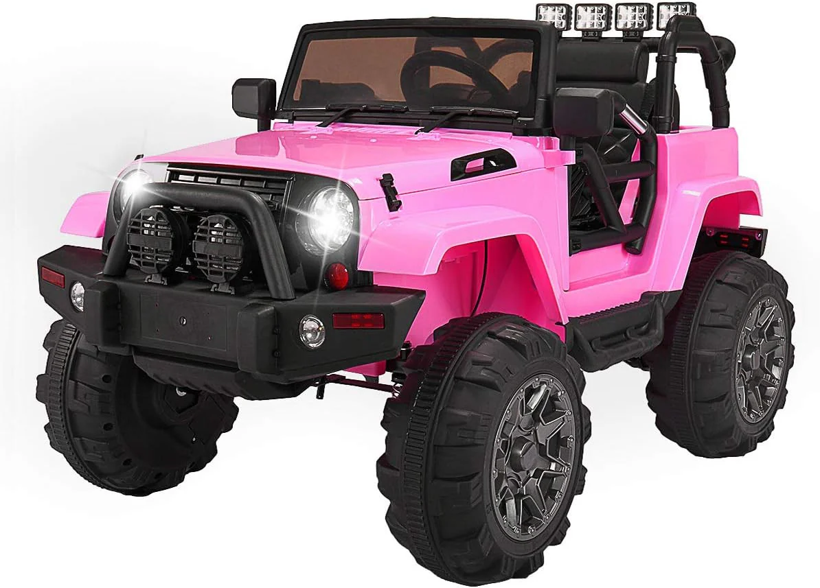 12V Battery-Powered Pink Electric Toy Car for Kids with Remote Control - Image 13