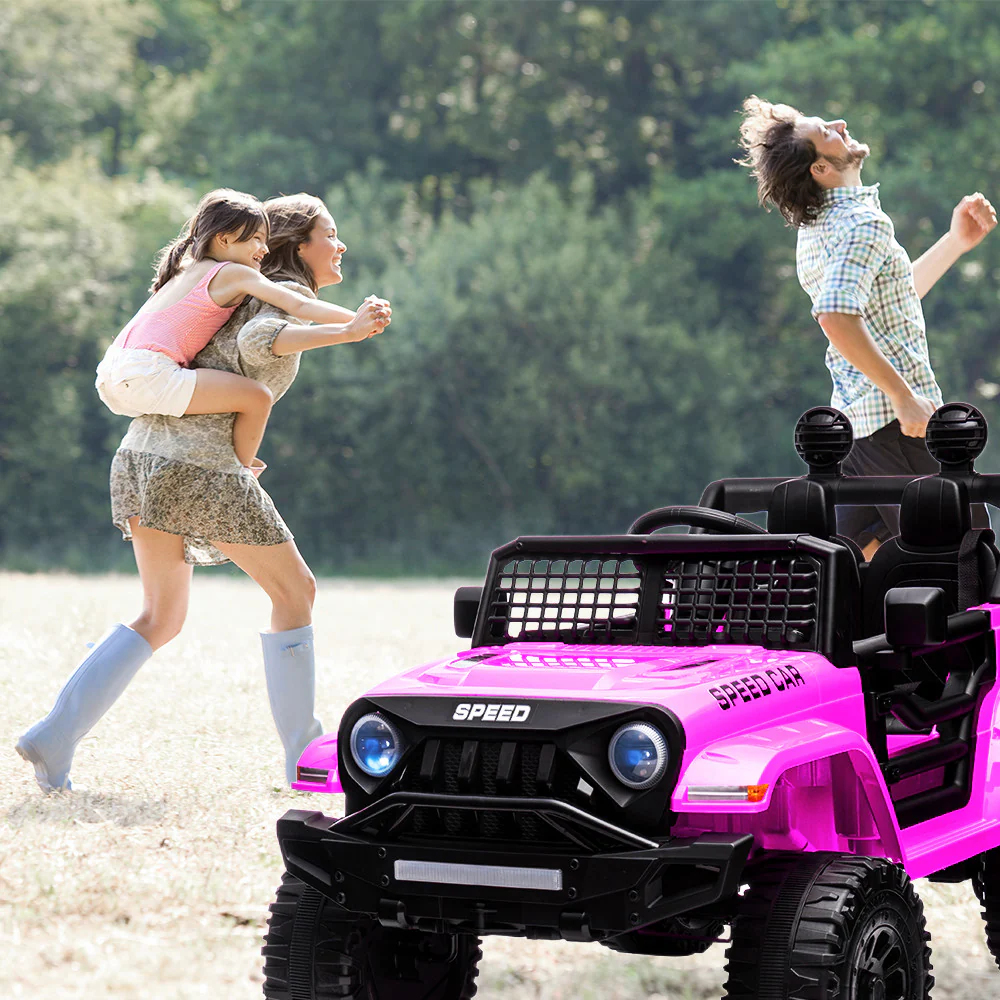 12V Battery Powered Kids Electric Ride-On Truck Car with 3 Adjustable Speeds - Image 5