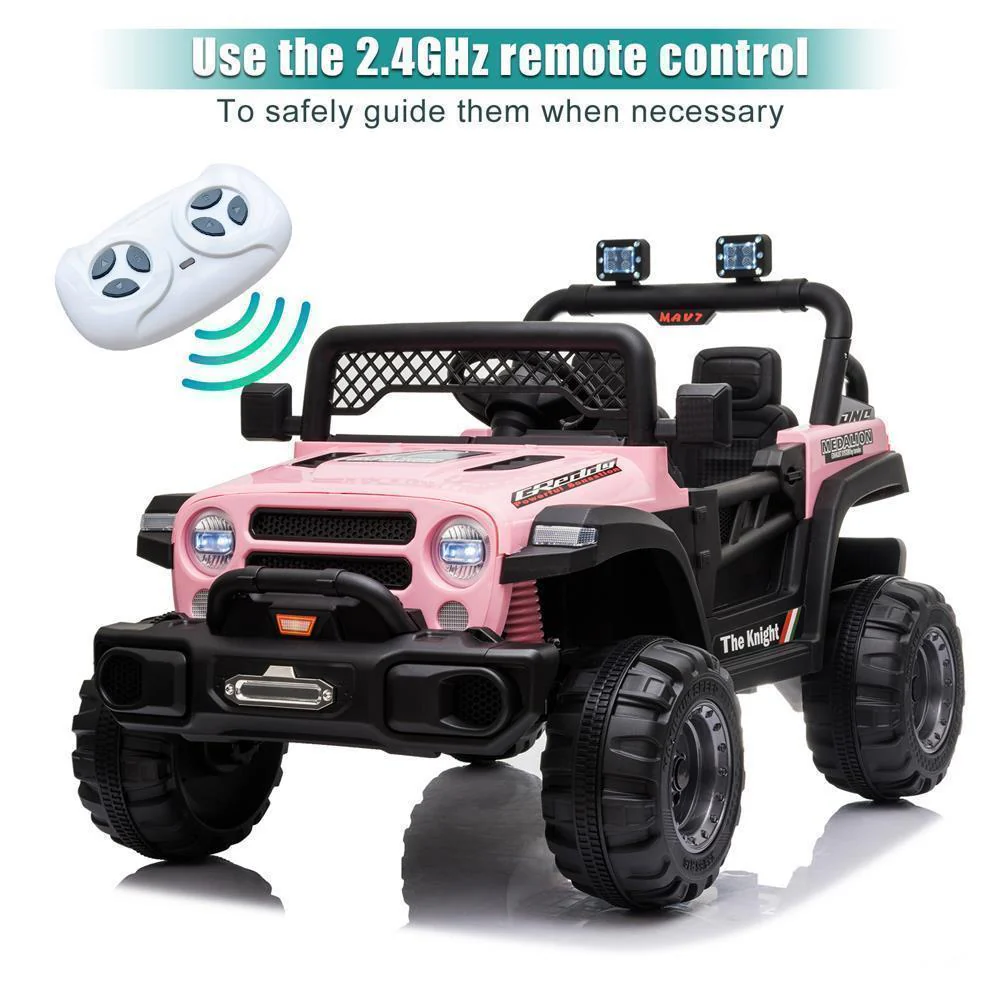12V Battery Powered Ride On Truck with 2 Front LED Lights - Perfect Gift for Kids - Image 26