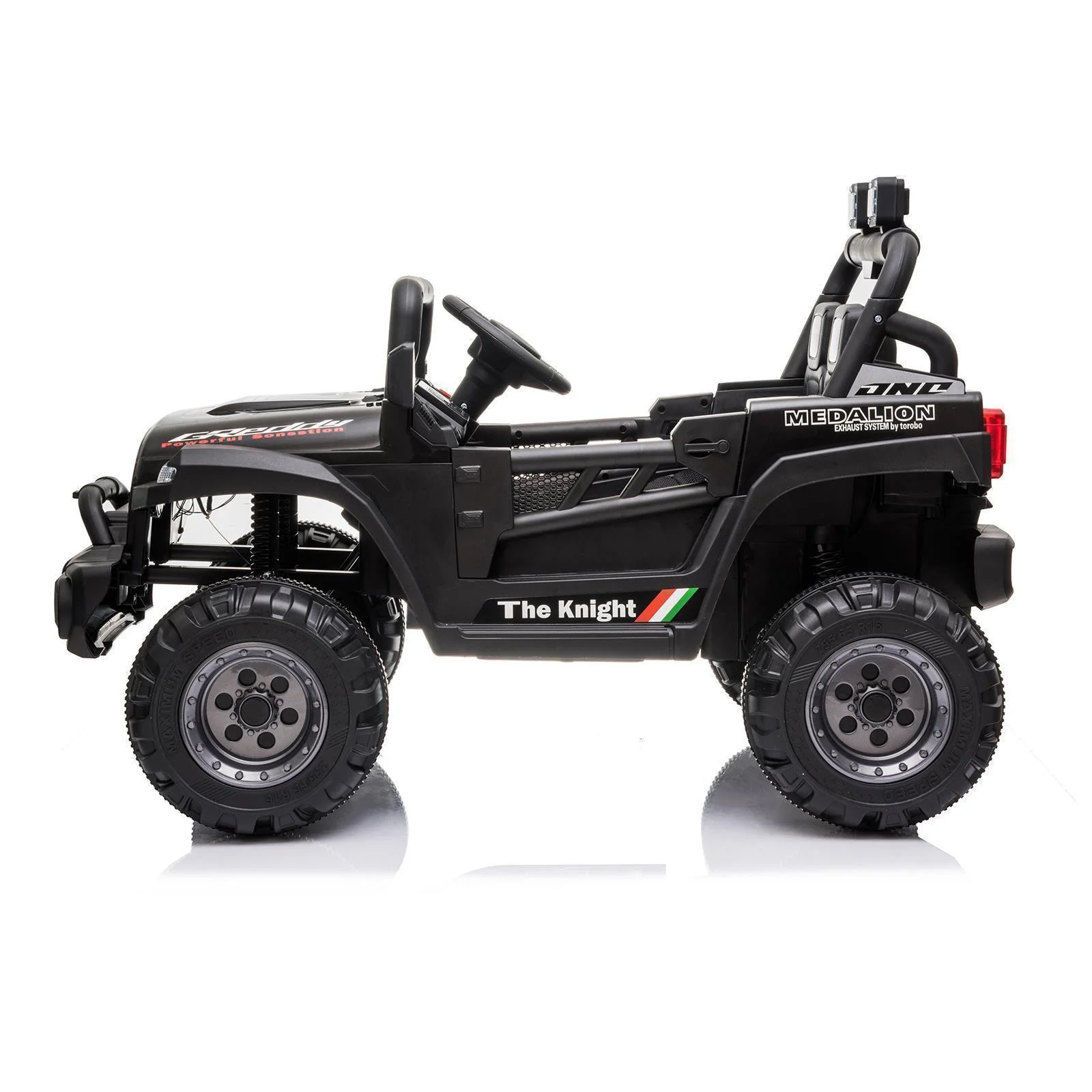 12V Battery Powered Ride On Truck with 2 Front LED Lights - Perfect Gift for Kids - Image 3