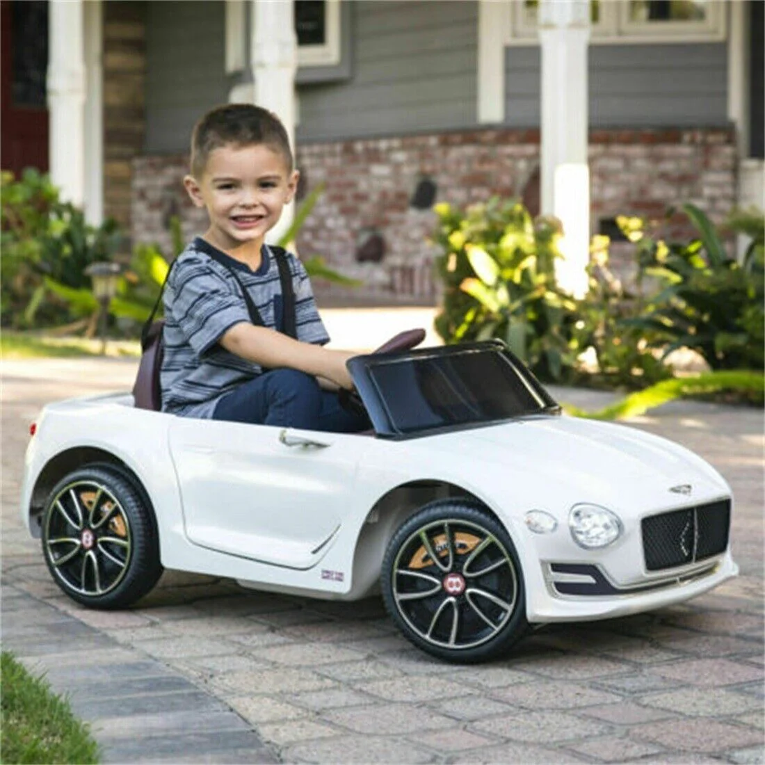 12V Bentley Style Kids Ride On Electric Car with 2.4G Remote Control - Image 9