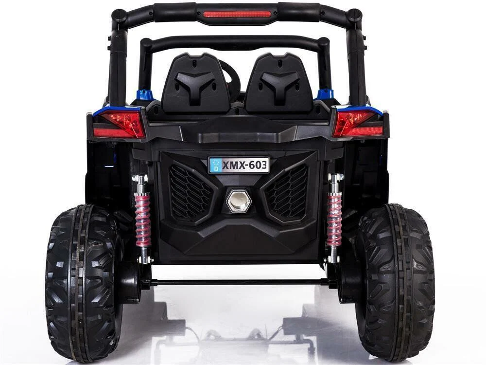 12v Blue Mini Moto UTV 4x4 (2.4ghz Remote Control) Electric Ride-On Vehicle - Two Seater for Toddlers - Image 6