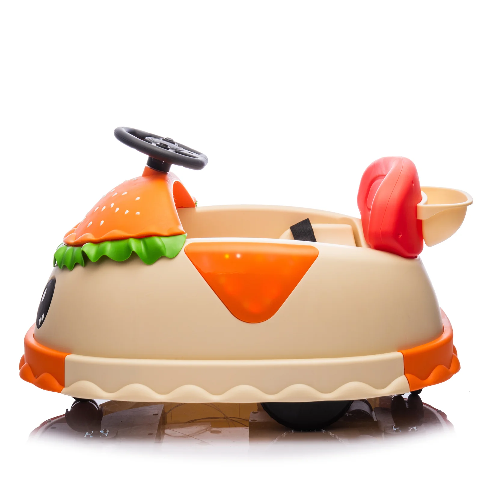 12V Electric Bumper Car for Kids Ages 2-5 with Parental Remote Control and Built-in Music - Image 6