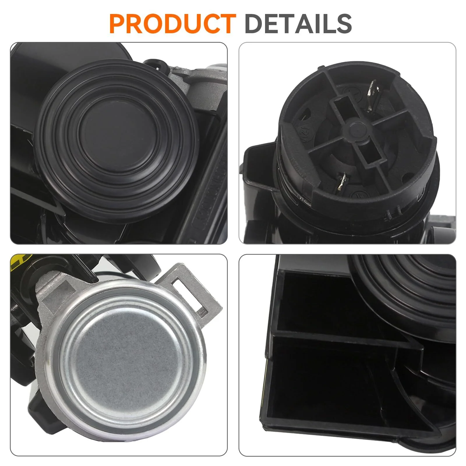 12V Compact Mini Air Horn 130dB for Car Truck Motorcycle Golf Cart - Image 3