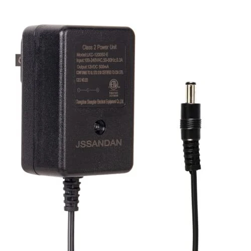 12V 500mA Power Adapter Charger for Kids Electric Ride-On Cars and Baby Carriages