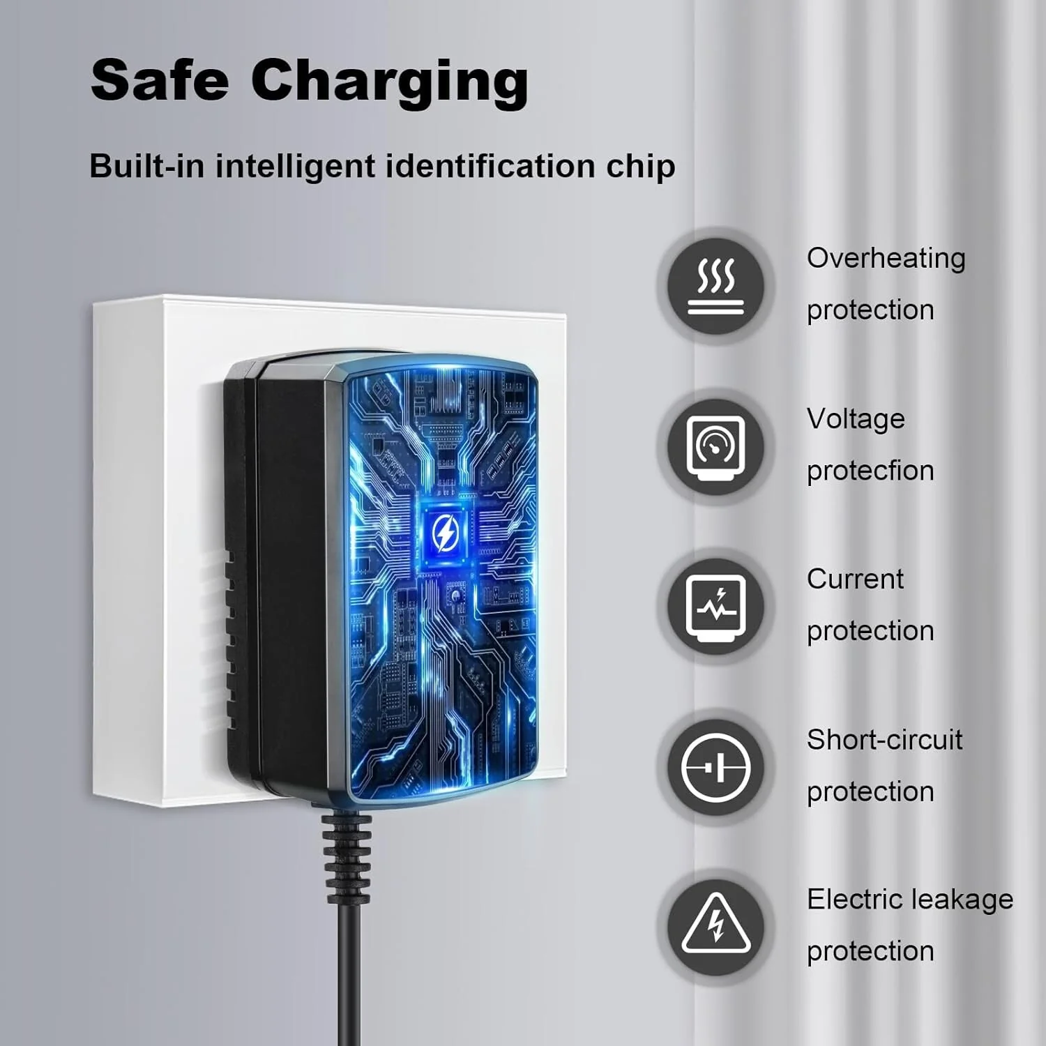 12V Charger for Kids Ride-On Cars Compatible with SUV Kid Trax and Dynacraft Toys - Image 4