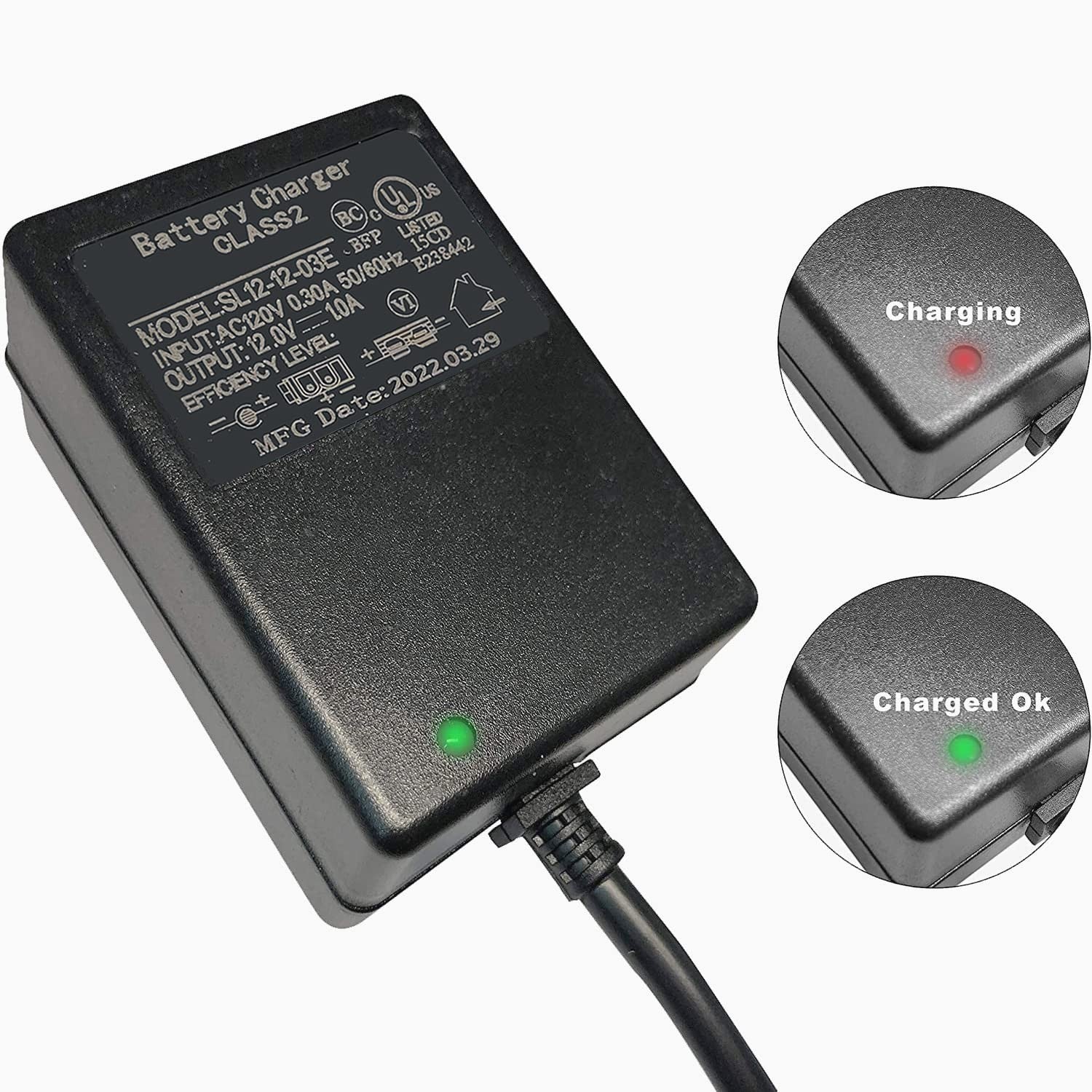 12V Charging Adapter for Kids' Ride-On Vehicles, Yamaha Raptor, and Toyota FJ Cruiser - Image 4