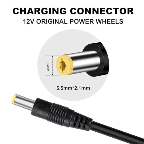 12V Charger for Razor Power Core E90 E95 Electric Scooter Black - Image 4