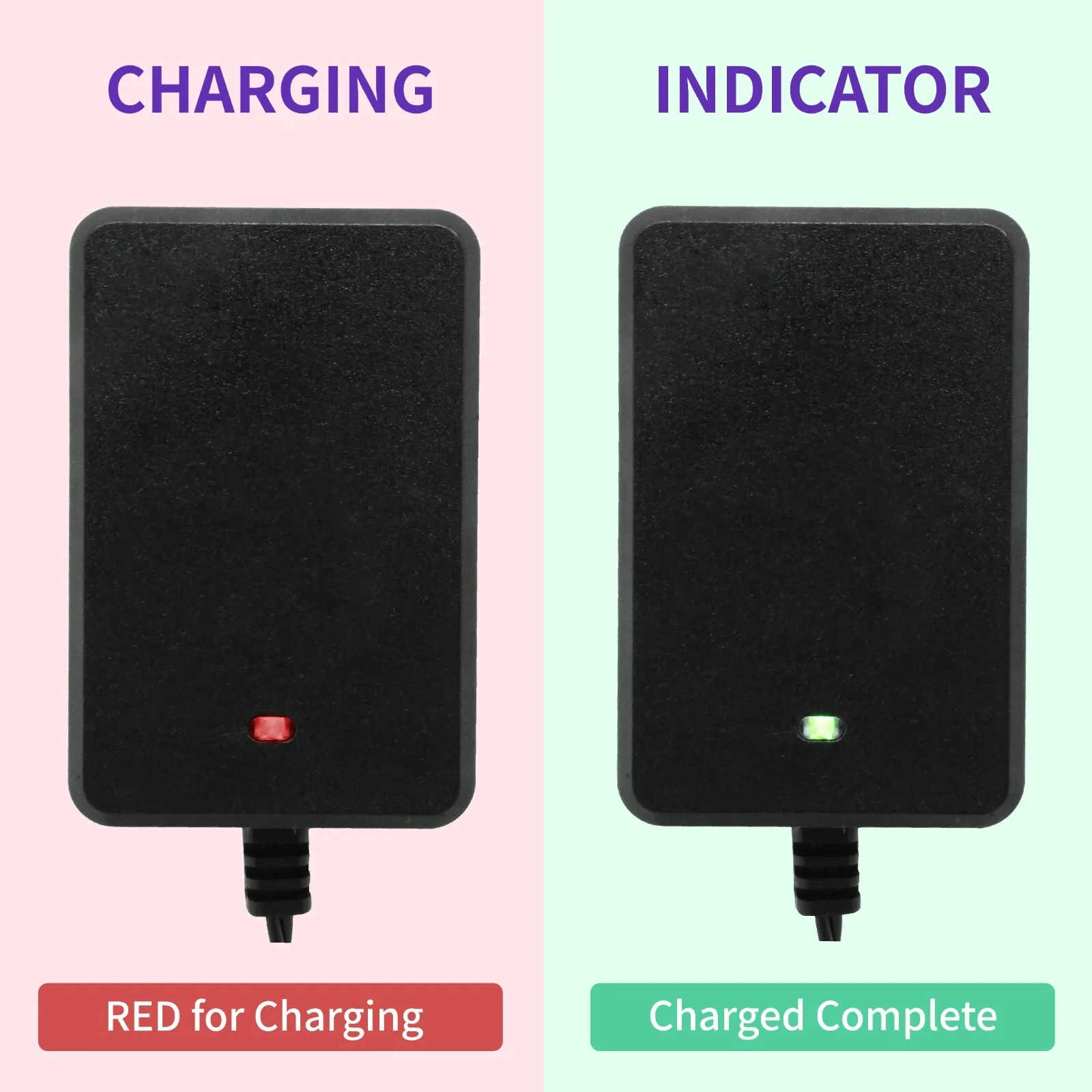 12V Battery Charger with Charging Indicator for Kids Ride-On Cars - Image 5