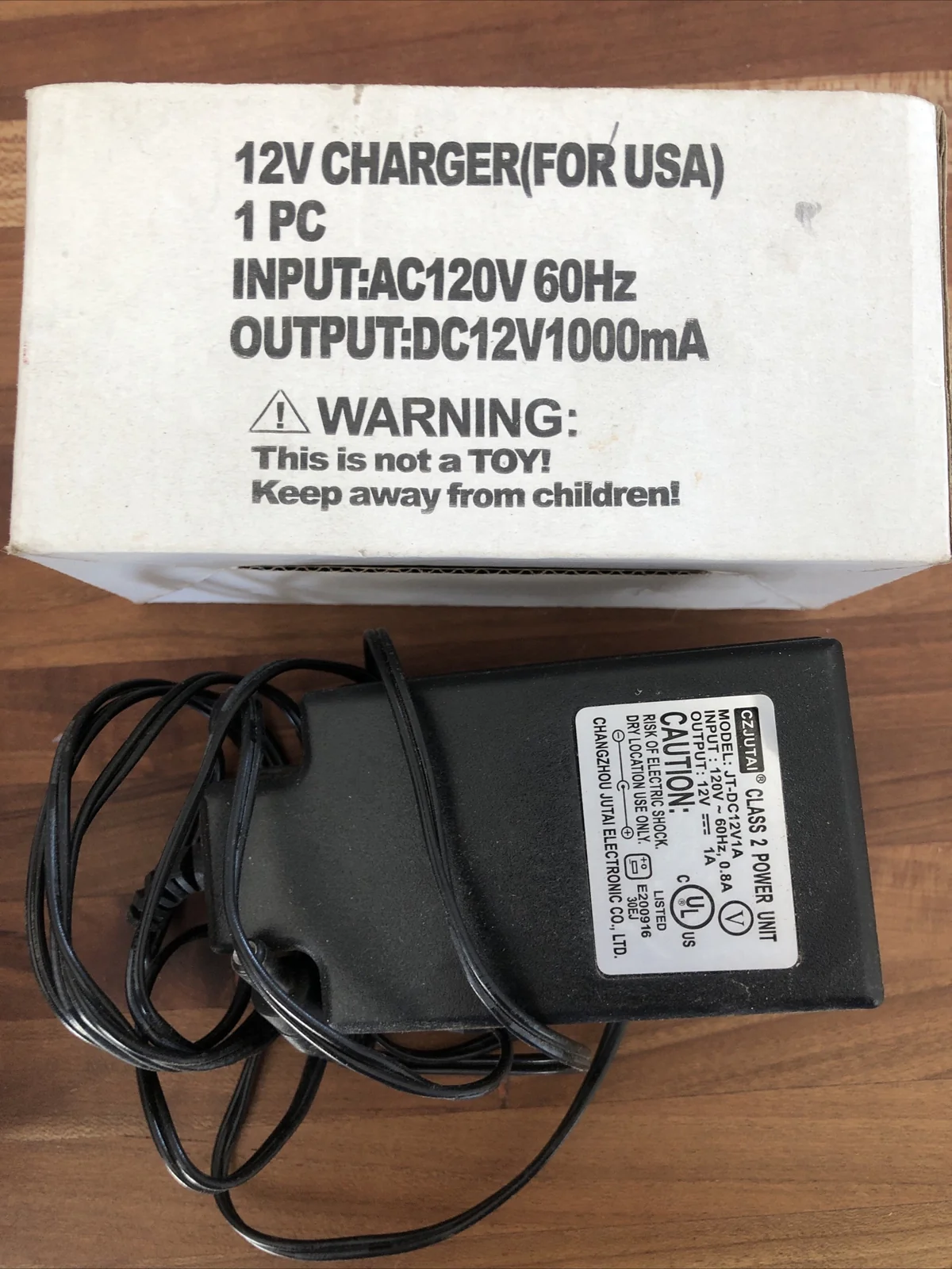 12V Charger for Ride-On Vehicle Battery - Image 2